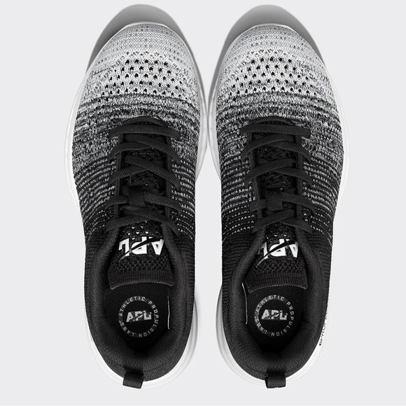 APL women’s TechLoom Pro White / Heather Grey / Black Melange Size 9.5 - Picture 4 of 15